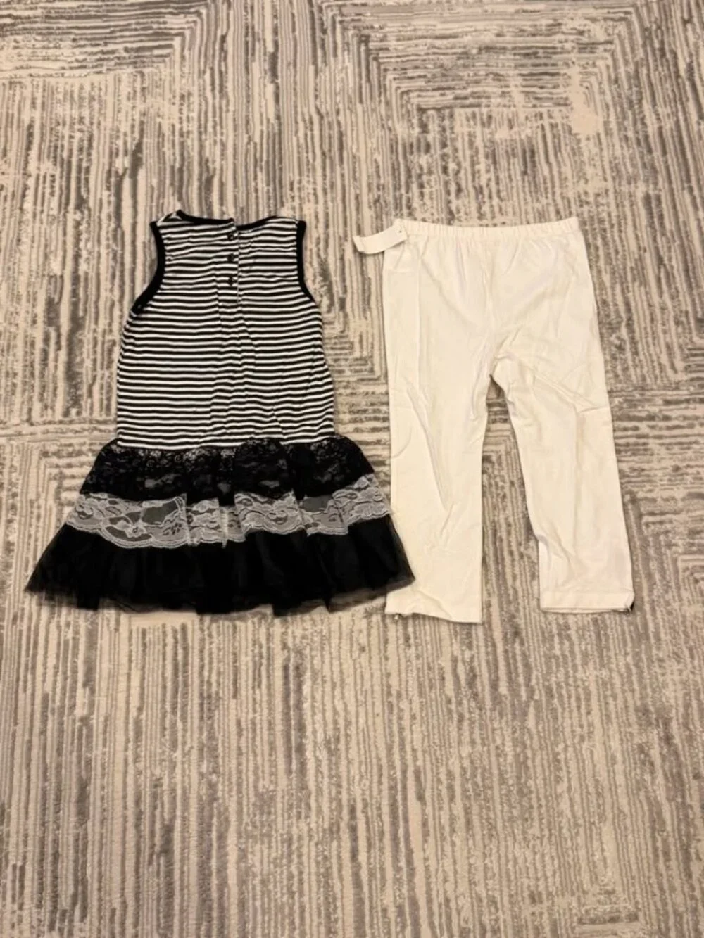 NEW Kids Headquarters girl's size 6 2pc Boutique dress/pants set